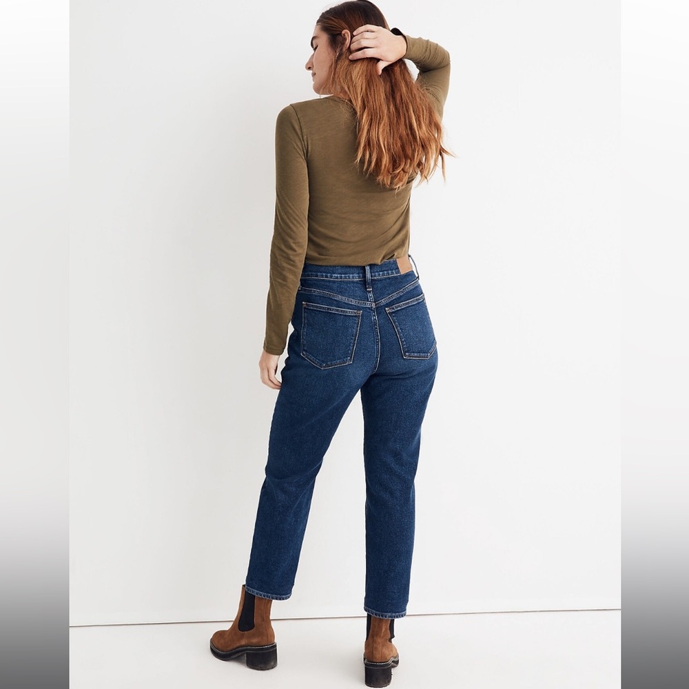 NWT Madewell The Momjean in Hoover Wash - Picture 3 of 15